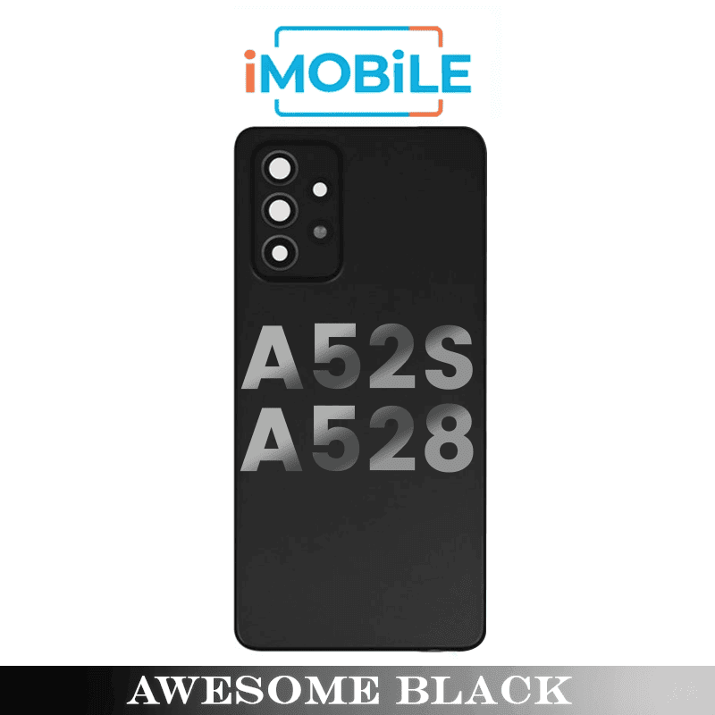 Samsung Galaxy A52s A528 5G Back Cover with Camera Lens [Awesome Black]