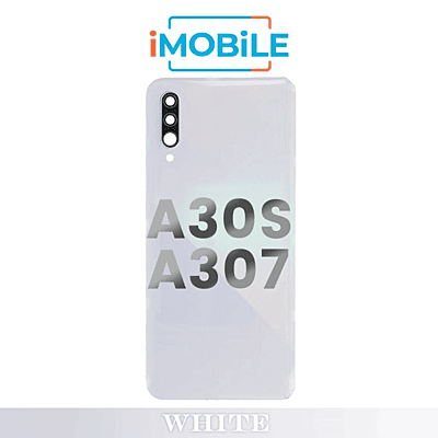 Samsung Galaxy A30s A307 Back Cover with Camera Lens [White]