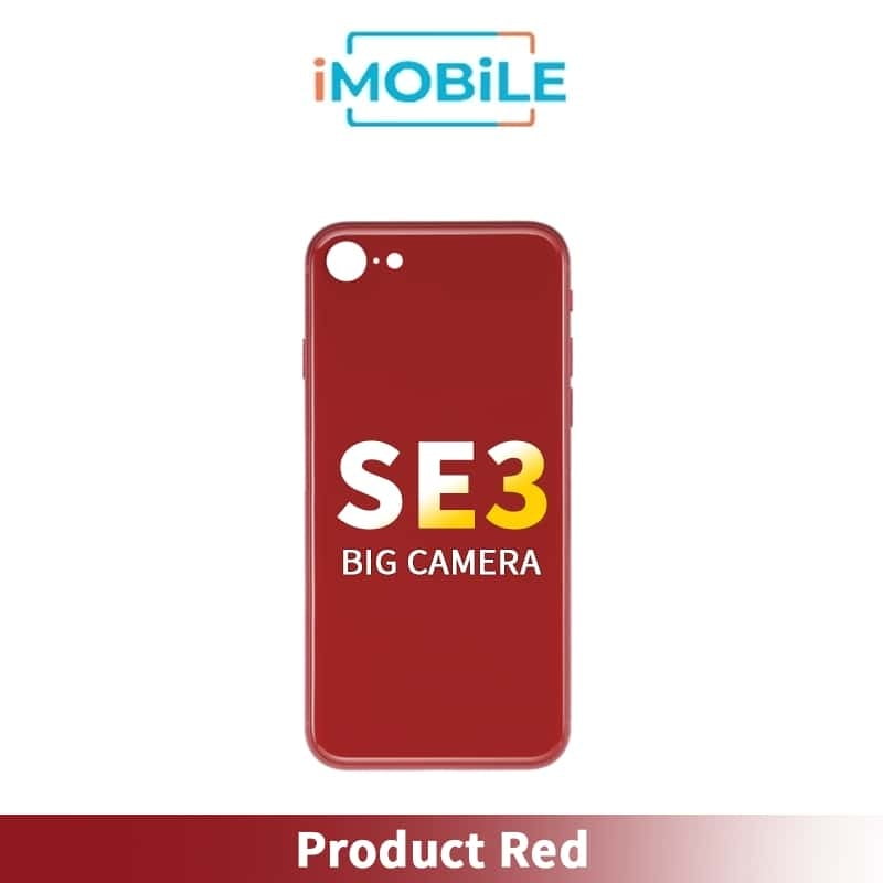 iPhone SE3 2022 Compatible Back Cover With Big Camera Hole [Product Red]