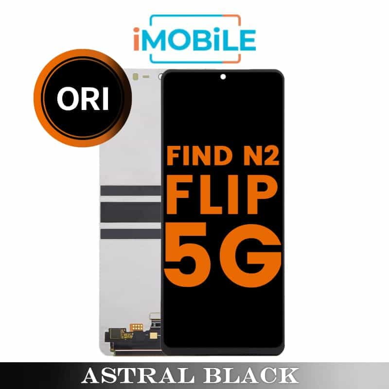 OPPO Find N2 Flip 5G Compatible LCD Touch Digitizer Screen [Original] [Astral Black]