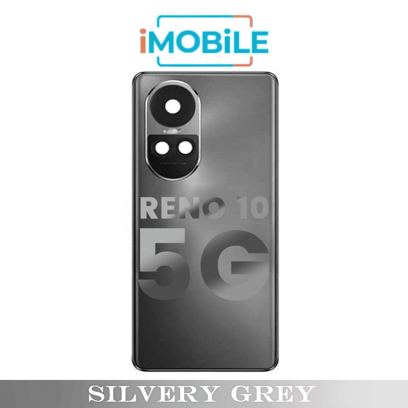 OPPO Reno 10 5G Compatible Back Cover [Silvery Grey]