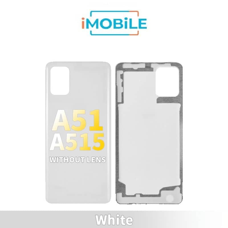 Samsung Galaxy A51 (A515) Back Cover without Camera Lens [White]