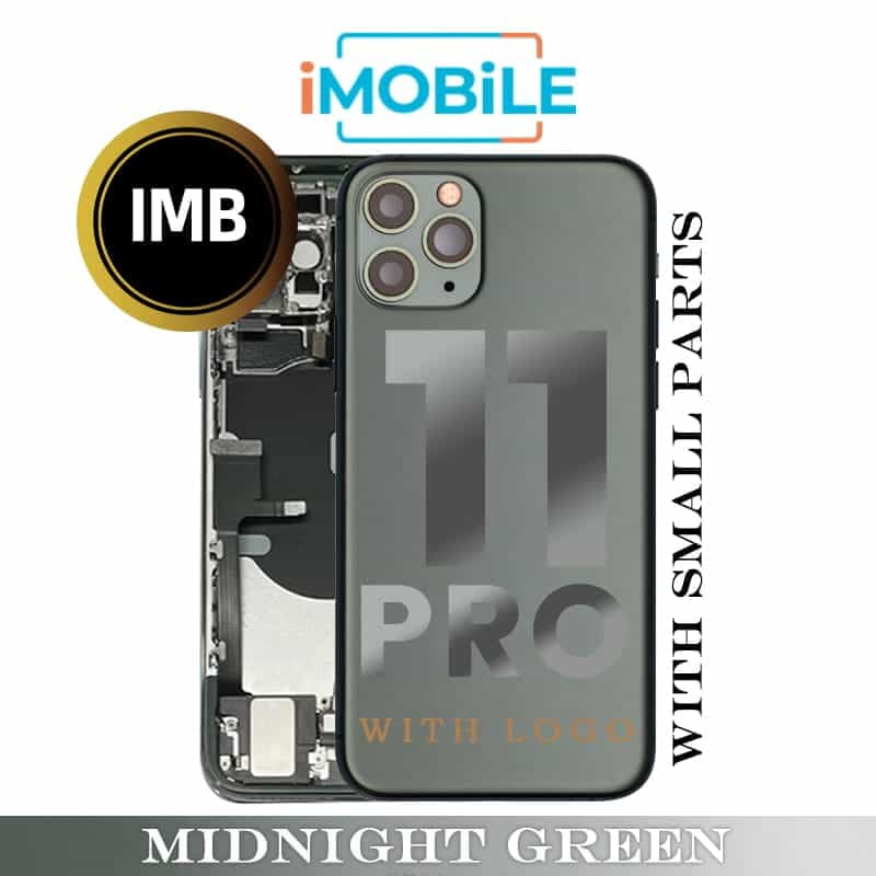 iPhone 11 Pro Compatible Back Housing with Small Parts [IMB] [Midnight Green]