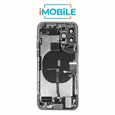 iPhone 11 Pro Compatible Back Housing with Small Parts [IMB] [Silver]