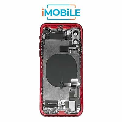 iPhone 11 Compatible Back Housing with Small Parts [IMB] [Red]