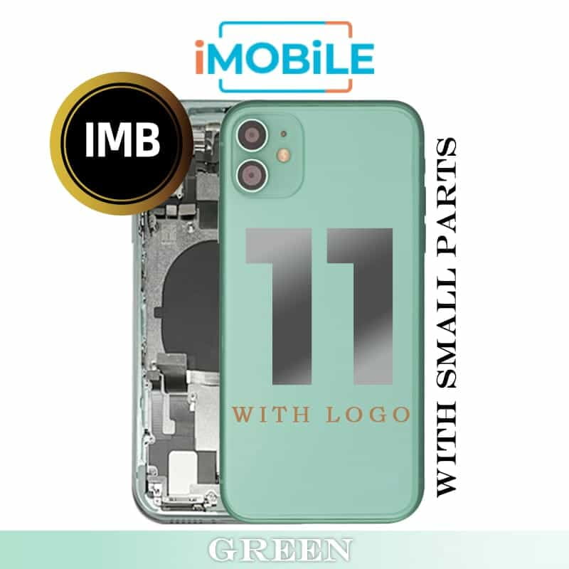 iPhone 11 Compatible Back Housing with Small Parts [IMB] [Green]