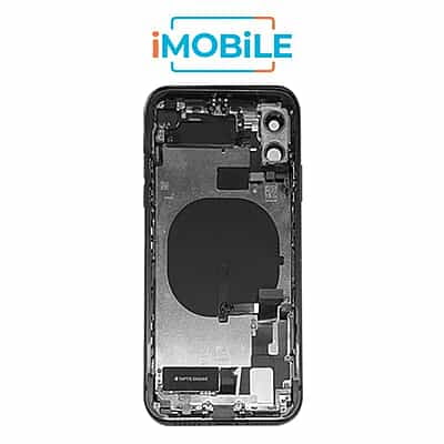 iPhone 11 Compatible Back Housing with Small Parts [IMB] [Black]