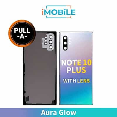 Samsung Galaxy Note 10 Plus (Pro) (N975 N976) 5G Back Cover Glass With Lens [Secondhand] [Aura Glow]