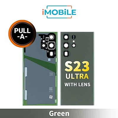 Samsung Galaxy S23 Ultra 5G (S918) Back Cover Glass With Lens [Secondhand] [Green]