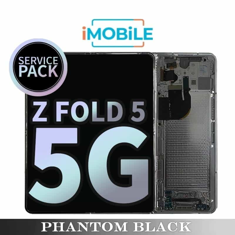 Samsung Galaxy Z Fold 5 5G (F946) Main LCD Digitizer Screen [Service Pack] [Phantom Black] GH82-31842A