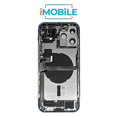 iPhone 13 Pro Max Compatible Back Housing with Small Parts [IMB] [Blue]