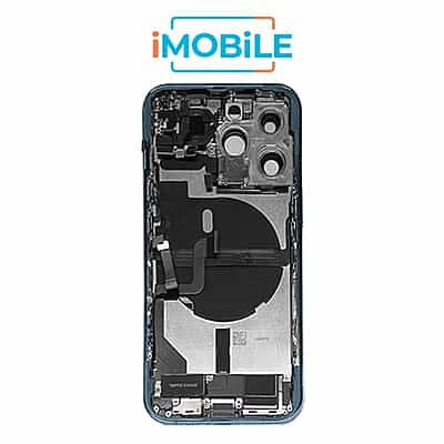 iPhone 13 Pro Compatible Back Housing with Small Parts [IMB] [Sierra Blue]