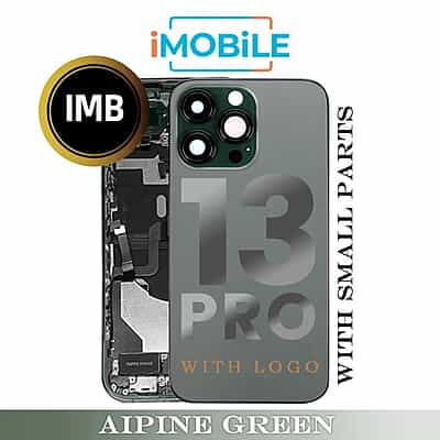 iPhone 13 Pro Compatible Back Housing with Small Parts [IMB] [AIpine Green]