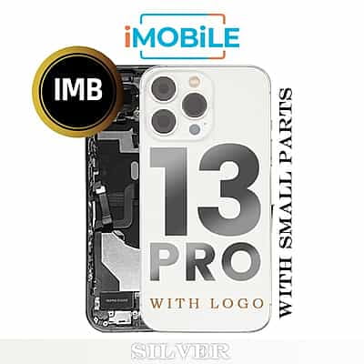 iPhone 13 Pro Compatible Back Housing with Small Parts [IMB] [Silver]