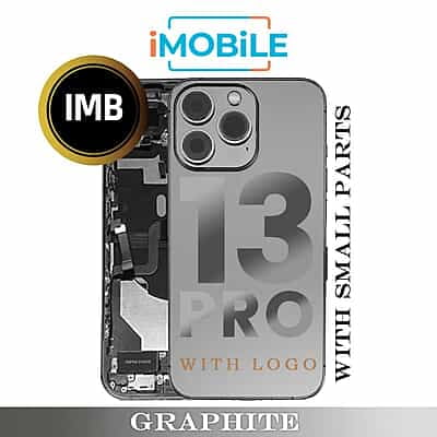 iPhone 13 Pro Compatible Back Housing with Small Parts [IMB] [Graphite]