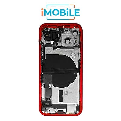 iPhone 13 Compatible Back Housing with Small Parts [IMB] [Red]