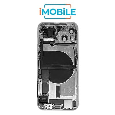 iPhone 13 Compatible Back Housing with Small Parts [IMB] [Starlight]