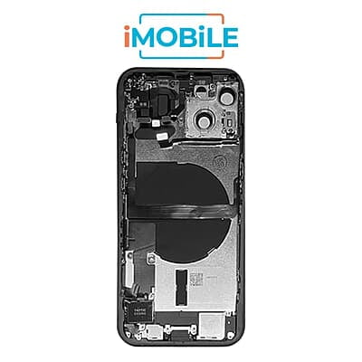 iPhone 13 Compatible Back Housing with Small Parts [IMB] [Midnight]