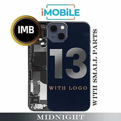 iPhone 13 Compatible Back Housing with Small Parts [IMB] [Midnight]