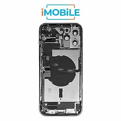 iPhone 12 Pro Max Compatible Back Housing with Small Parts [IMB] [Graphite]