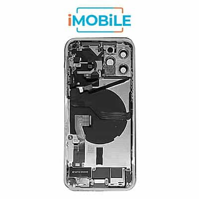 iPhone 12 Pro Compatible Back Housing with Small Parts [IMB] [Silver]