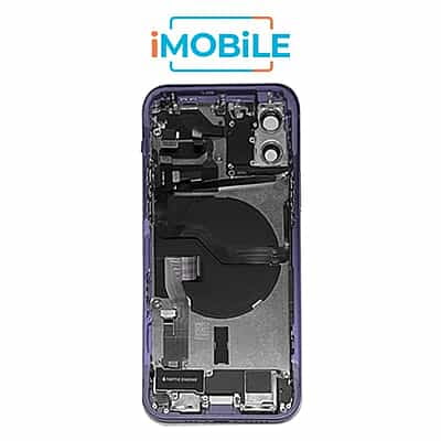 iPhone 12 Compatible Back Housing with Small Parts [IMB] [Purple]