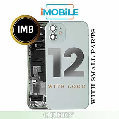 iPhone 12 Compatible Back Housing with Small Parts [IMB] [Green]