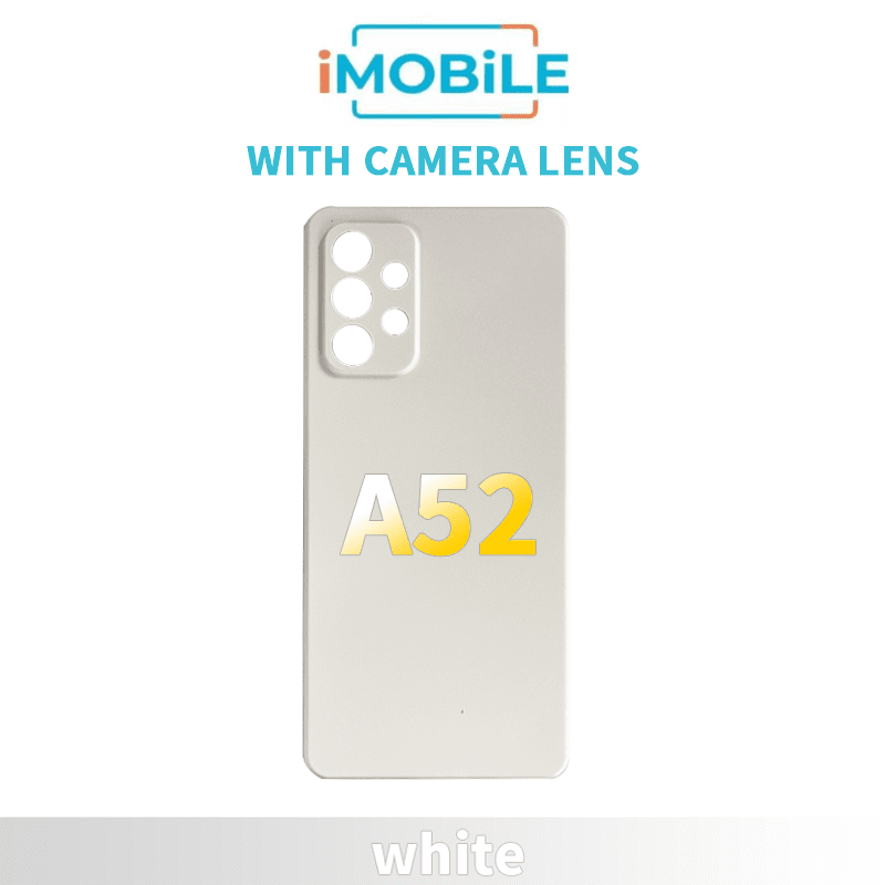 Samsung Galaxy A52 (A525 A526) Back Cover With Camera Lens [White]