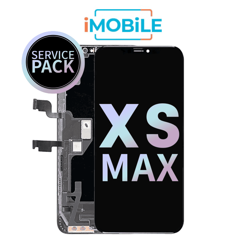 iPhone Xs Max (6.5 Inch) Compatible LCD (Soft OLED) Touch Digitizer Screen [Service Pack]