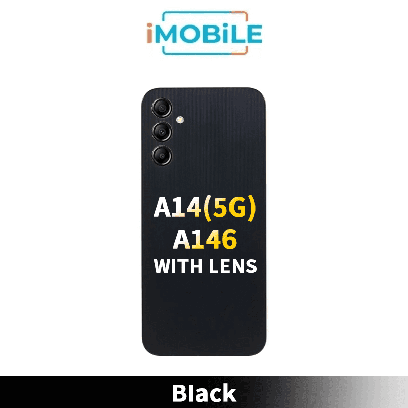 Samsung Galaxy A146 A14 (5G) Back Cover With Lens [Black]