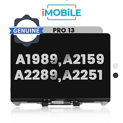 MacBook Pro 13" A1989 (2018-2019) A2159 (2019) A2289 (2020) A2251 (2020) Complete Lcd Display Assembly [Original]