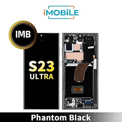 Samsung Galaxy S23 Ultra 5G (S918) LCD Touch Digitizer Screen [IMB] [Phantom Black]