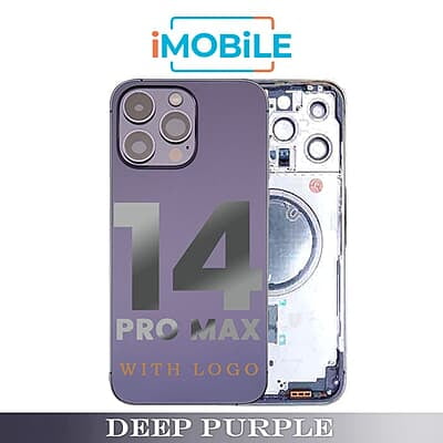 iPhone 14 Pro Max Compatible Back Housing [No Small Parts] [Deep Purple]