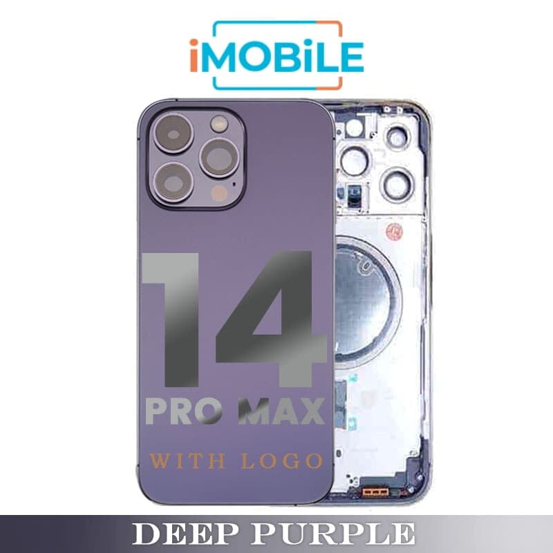 iPhone 14 Pro Max Compatible Back Housing [No Small Parts] [Deep Purple]