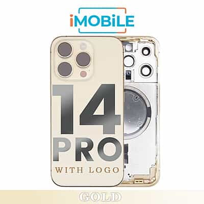 iPhone 14 Pro Compatible Back Housing [No Small Parts] [Gold]