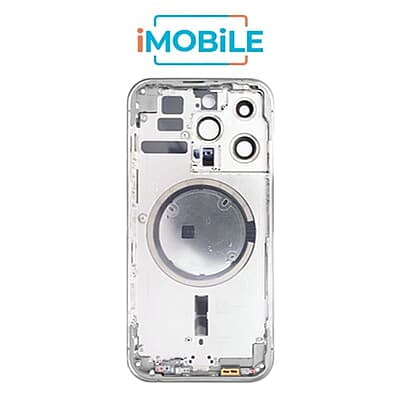 iPhone 14 Pro Compatible Back Housing [No Small Parts] [Silver]