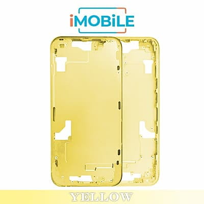 iPhone 14 Plus Compatible Back Housing [No Small Parts] [Yellow]