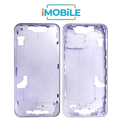 iPhone 14 Plus Compatible Back Housing [No Small Parts] [Purple]