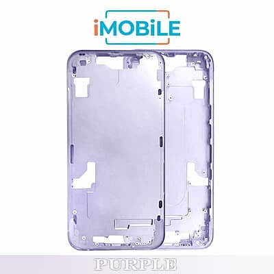 iPhone 14 Plus Compatible Back Housing [No Small Parts] [Purple]