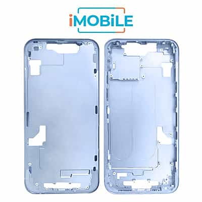 iPhone 14 Plus Compatible Back Housing [No Small Parts] [Blue]