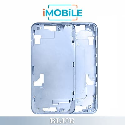 iPhone 14 Plus Compatible Back Housing [No Small Parts] [Blue]