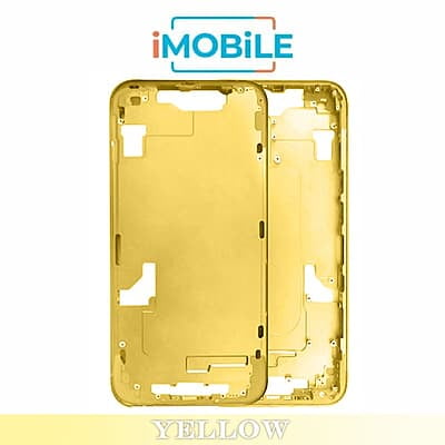 iPhone 14 Compatible Back Housing [No Small Parts] [Yellow]