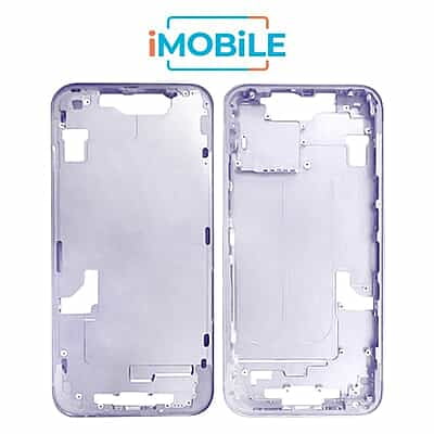 iPhone 14 Compatible Back Housing [No Small Parts] [Purple]