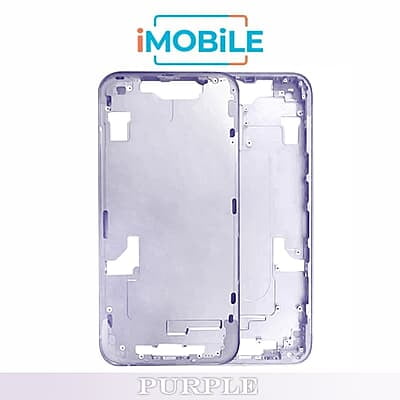 iPhone 14 Compatible Back Housing [No Small Parts] [Purple]