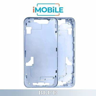 iPhone 14 Compatible Back Housing [No Small Parts] [Blue]