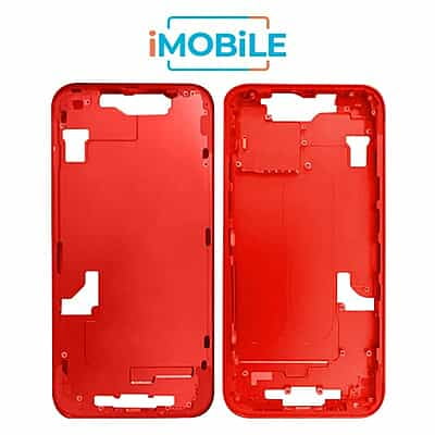 iPhone 14 Compatible Back Housing [No Small Parts] [Red]