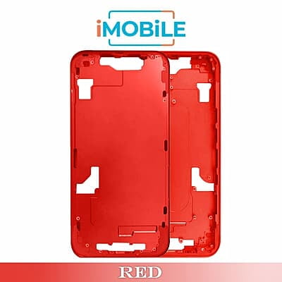 iPhone 14 Compatible Back Housing [No Small Parts] [Red]