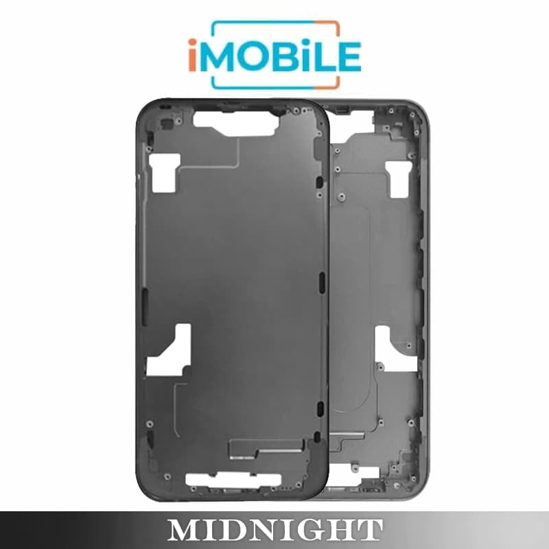 iPhone 14 Compatible Back Housing [No Small Parts] [Midnight]