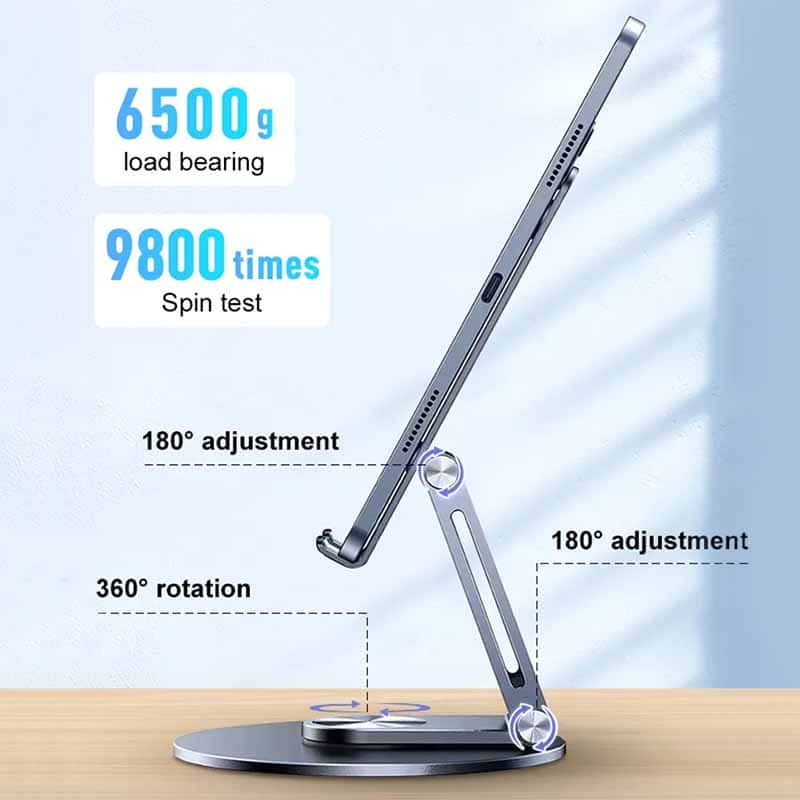 Rock Rotating Foldable Aluminium Alloy Desktop Holder