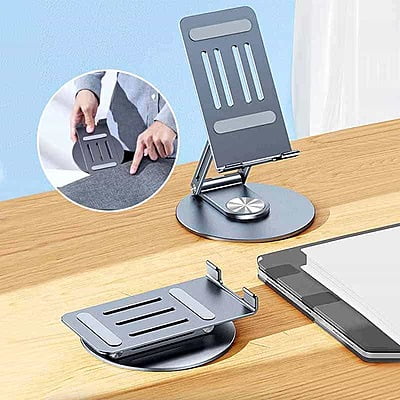 Rock Rotating Foldable Aluminium Alloy Desktop Holder